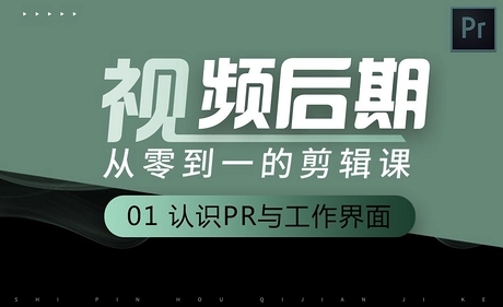 pr从零到一的视频后期剪辑课